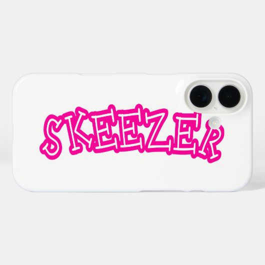 Skeezer Case-Mate iPhone Case (Achterkant (horizontaal))