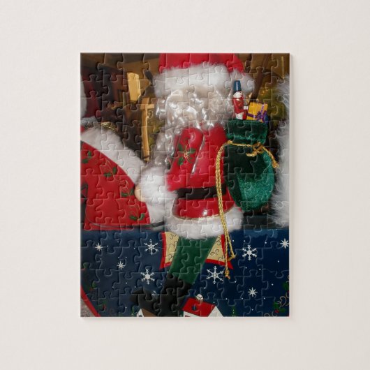 Skeezer Kerstmis met sneeuw prettige feestdagen. Legpuzzel (Verticaal)