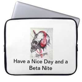 Skeezer-laptophoezen hebben een fijne dag laptop sleeve