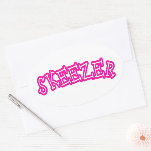 Skeezer Ovale Sticker (Envelop)