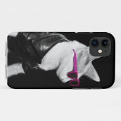 Skeezix het Cat iPhone5 Hoesje - Kat van Biker in (Achterkant (horizontaal))
