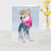 Skeezix in haar en tinten kaart (Gele Bloem)