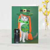 Skeezix McCat --- St. Patrick van de kat de Kaart (Gele Bloem)