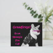 Skeezix the Cat Postcard Briefkaart (Staand voorkant)