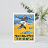Skegness Ad - Skegness is zo krakkend - Man Briefkaart (Staand voorkant)