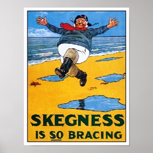 Skegness Ad - Skegness is zo krakkend - Man Poster (Voorkant)