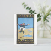 Skegness England Seaside Vintage Travel Briefkaart (Staand voorkant)