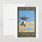 Skegness England Seaside Vintage Travel Briefkaart (Voorkant / Achterkant)