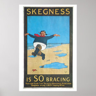 Skegness, England Vintage Travel Poster