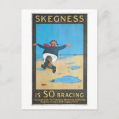 Skegness, England Vintage Travel Poster Briefkaart (Voorkant)
