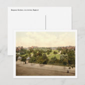 Skegness Gardens, Lincolnshire, Engeland Briefkaart (Voorkant / Achterkant)