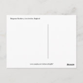 Skegness Gardens, Lincolnshire, Engeland Briefkaart (Achterkant)