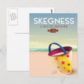 Skegness Lincolnshire By rail Briefkaart (Voorkant / Achterkant)