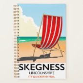 Skegness Lincolnshire strand poster Planner (Voorkant)