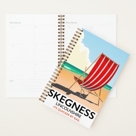 Skegness Lincolnshire strand poster Planner (Display)