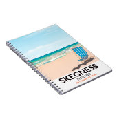 Skegness vintage trein reisposter. notitieboek (Rechterzijde)