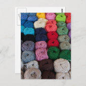 Skeins van garen briefkaart (Voorkant / Achterkant)