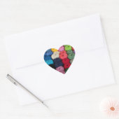 Skeins van garen hart sticker (Envelop)