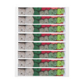 Skeins van garen omwikkelbaar adreslabel (Vel)