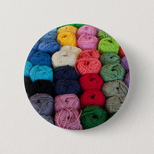 Skeins van garen ronde button 5,7 cm (Voorkant)