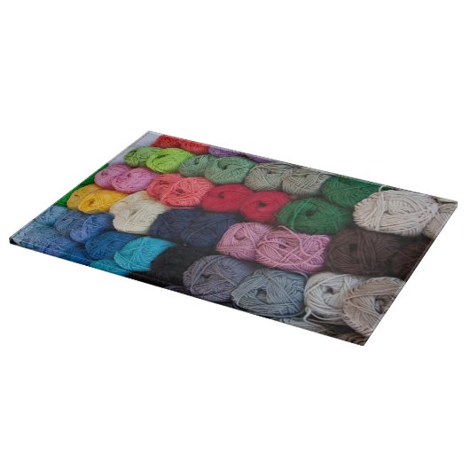 Skeins van garen snijplank (Hoek)