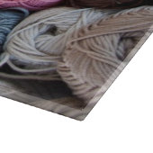 Skeins van garen snijplank (Hoek)