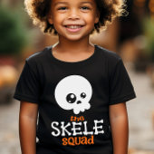 Skele Squad Sinaasappel Halloween Kinder Familie M T-shirt