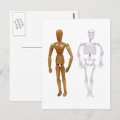 Skelet100309 Briefkaart (Voorkant / Achterkant)