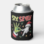 Skelet 6 7 Kerstmis Zes Zeven Meme Kerstmis Blikjeskoeler (Blikje Voorkant)