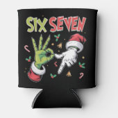 Skelet 6 7 Kerstmis Zes Zeven Meme Kerstmis Blikjeskoeler (Voorkant)