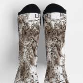 "Skelet (Abstract)" Crew Sokken (Top)