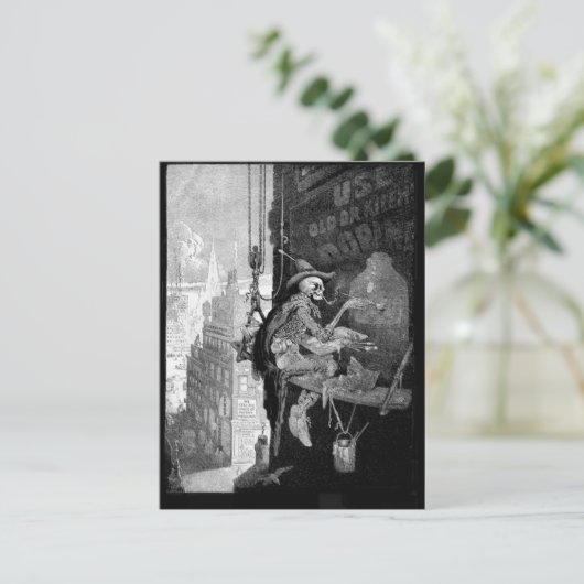 Skelet Adverteren briefkaart (Staand voorkant)