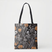 Skelet All-Over-Print Tas, Schouder Tas (Voorkant)