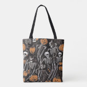 Skelet All-Over-Print Tas, Schouder Tas (Achterkant)