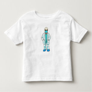 Skelet als Doctor met gezichtsmasker Kinder Shirts