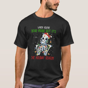 Skelet als je dood bent van binnen, maar het is de t-shirt