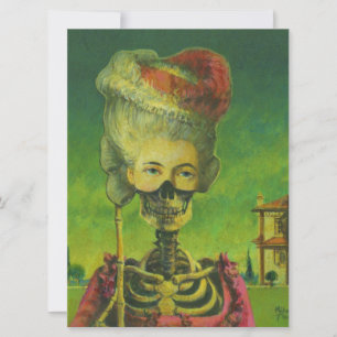 Skelet altijd uitnodigen kaart