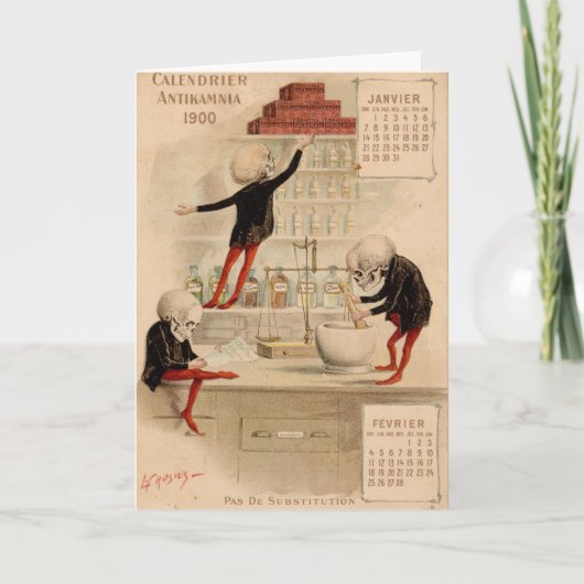 Skelet Apotheek Kaart (Voorkant)