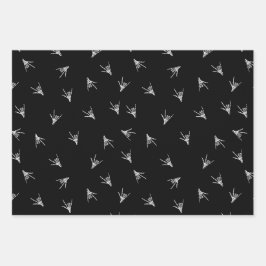 Skelet ASL ILY handen Papier Inpakpapier Vel