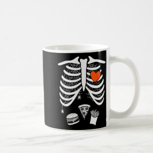 Skelet Baby Zwanger Röntgen Ribbenkast Voor Herfst Koffiemok