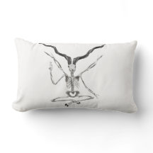 Skelet Baphomet Kussen