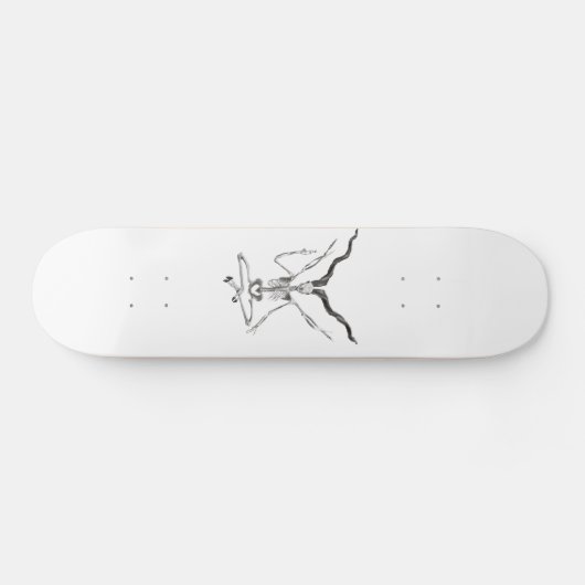 Skelet Baphomet Skateboard (Horizontaal)