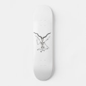 Skelet Baphomet Skateboard (Voorkant)