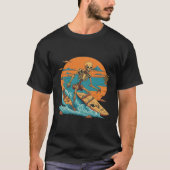 skelet Beach surfer T-shirt (Voorkant)