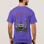 Skelet Beste Vrienden Proost T-shirt (Achterkant)
