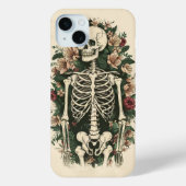 Skelet bloem Case-Mate iPhone case (Achterkant)