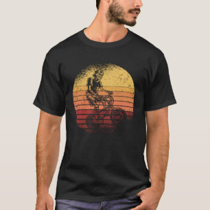 Skelet BMX Halloween Fietsfreestyle T-shirt