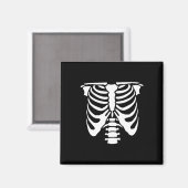 Skelet Borst Rib Cage Botten Halloween Röntgenfoto Magneet (Voorkant / Achterkant)