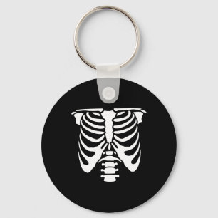 Skelet Borst Rib Cage Botten Halloween Röntgenfoto Sleutelhanger