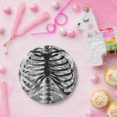  Skelet Botten Torso Body Halloween Papieren Bordje (Feest)